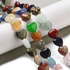 Natural & Synthetic Mixed Gemstone Beads Strands&nbsp;G-R190-10mm-43
