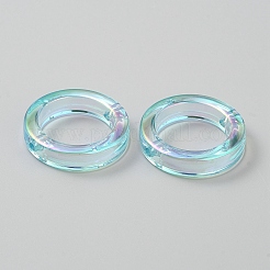 Plating Acrylic Beads&nbsp;MACR-WH0010-20B-01