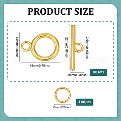 80 Bags Tibetan Style Alloy Toggle Clasps&nbsp;FIND-ME0003-21