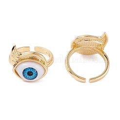 Brass Cuff Rings&nbsp;RJEW-M138-28G-A