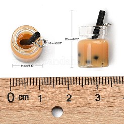 Glass Bottle Pendants&nbsp;X-CRES-S359-01I