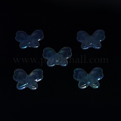 UV Plating Luminous Transparent Acrylic Beads&nbsp;OACR-P010-11