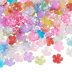 120Pcs 2 Styles Acrylic Bead Caps&nbsp;OACR-TA0004-70