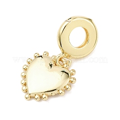 Brass European Dangle Charms&nbsp;KK-B159-02G