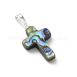 Natural Abalone Shell/Paua Shell Pendants&nbsp;PALLOY-JF05394
