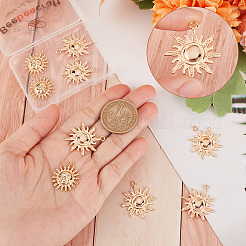 12Pcs 2 Style Brass Pendants&nbsp;KK-BBC0004-66