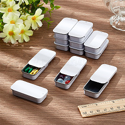 Tinplate Slide Storage Box&nbsp;CON-WH0099-24A-01