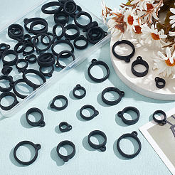 60Pcs 6 Style Anti-Lost Silicone Rings Holder&nbsp;SIL-DR0001-04