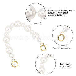 2 Style 2Pcs Aluminum Chain Bag Strap and Acrylic Bag Strap&nbsp;AJEW-GF0003-37