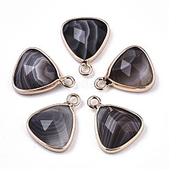 Natural & Synthetic Mixed Gemstone/Glass Charms&nbsp;G-N326-48