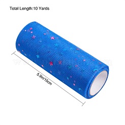 Star Sequin Deco Mesh Ribbons&nbsp;OCOR-BC0006-04N