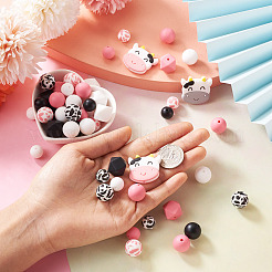100Pcs 15 Style Silicone Beads&nbsp;SIL-TA0001-19