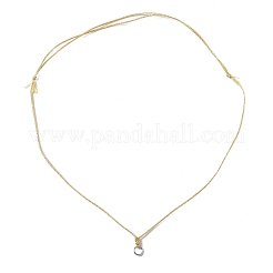 Adjustable Polyester Cord Necklace Making&nbsp;AJEW-JB01379