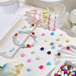 720Pcs 24 Colors Opaque Acrylic Beads&nbsp;MACR-PA0001-39