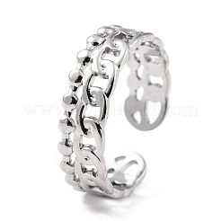 Non-Tarnish 304 Stainless Steel Finger Rings&nbsp;X-RJEW-L102-34P