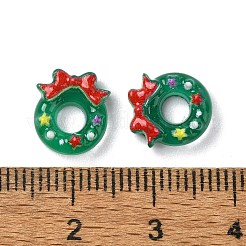 Green Christmas Series Resin Cabochons&nbsp;CRES-Q006-02H