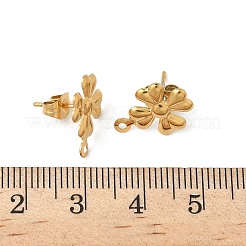 304 Stainless Steel Stud Earring Finding&nbsp;STAS-V015-28G