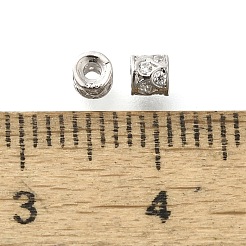 925 Sterling Silver Micro Pave Clear Cubic Zirconia Spacer Beads&nbsp;STER-U006-16P