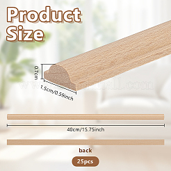 25Pcs Wood Ceiling Molding&nbsp;AJEW-OC0016-05I