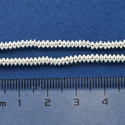 Electroplated Synthetic Non-Magnetic Hematite Beads Strands&nbsp;G-H020-J01-04