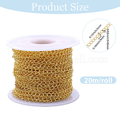 20M Brass Twisted Chains&nbsp;CHC-BM0001-01G