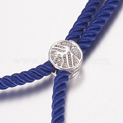 Nylon Twisted Cord Bracelet Making&nbsp;X-MAK-F019-03P