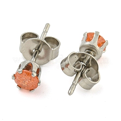 304 Stainless Steel Stud Earrings&nbsp;EJEW-I308-01B