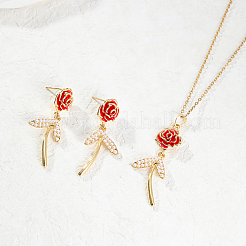 Alloy Stud Earring & Pendant Necklaces for Women&nbsp;LF3294