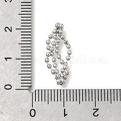 Brass Ball Chain Multi-Strand Connector Charms&nbsp;KK-U061-06P