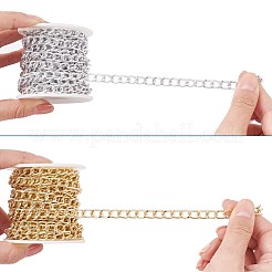 Aluminium Twisted Curb Chains&nbsp;CHA-TA0001-04