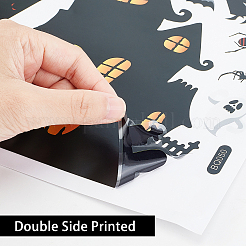 2 Sets PVC Plastic Window Sticker Decorations&nbsp;DIY-GF0005-66A