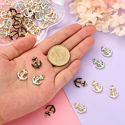 40Pcs 4 Colors Enamel Pendants&nbsp;ENAM-CJ0002-31