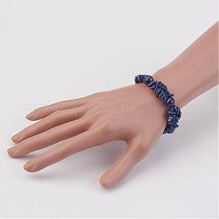 Natural Gemstone Chip Beads Bracelets&nbsp;BJEW-JB02807