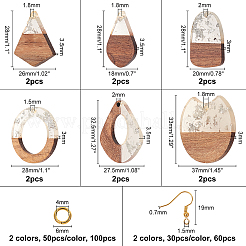 DIY Dangle Earring Making Kits&nbsp;DIY-OC0005-32
