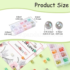 70Pcs 10 Colors Translucent Resin Beads&nbsp;RESI-YW0001-74