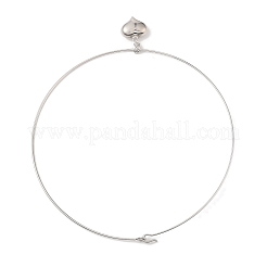 Brass Charm Necklace&nbsp;BJEW-Q350-04B-P