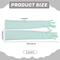 2 Pairs Tulle Gloves&nbsp;AJEW-ME0001-72