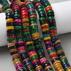 Natural Coconut Disc Bead Strands&nbsp;COCB-O002-02