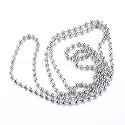 Tarnish Resistant 304 Stainless Steel Ball Chains&nbsp;CHS-R010-31