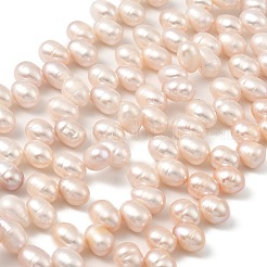 Natural Cultured Freshwater Pearl Beads Strands&nbsp;PEAR-I007-04E-03C