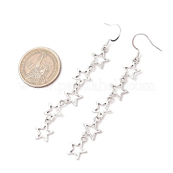 Alloy Star Dangle Earrings&nbsp;EJEW-TA00623