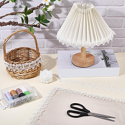 Flower Pattern Polyester Lace Edge Trim Ribbon&nbsp;OCOR-GF0006-42A