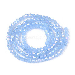 Imitation Jade Electroplate Glass Beads Strands&nbsp;EGLA-A039-J2mm-B08