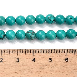 Natural Howlite Beads Strands&nbsp;G-Z149-A01-6mm