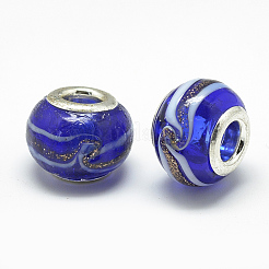 Handmade Lampwork European Beads&nbsp;LAMP-Q029-01J