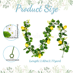 1Pc Cloth & Foam Artificial Lemon Cane Garland&nbsp;DIY-PH0033-27