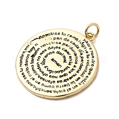 Brass Enamel Pendants&nbsp;KK-H529-06G