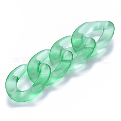 Transparent Acrylic Linking Rings&nbsp;OACR-S036-001B-K06