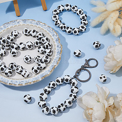 60Pcs Round Food Grade Silicone Beads&nbsp;SIL-DC0001-87