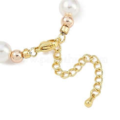 Rack Plating Brass Micro Pave Cubic Zirconia Charm Bracelets&nbsp;BJEW-P341-13G-01